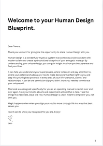 Human Design Basic Blueprint