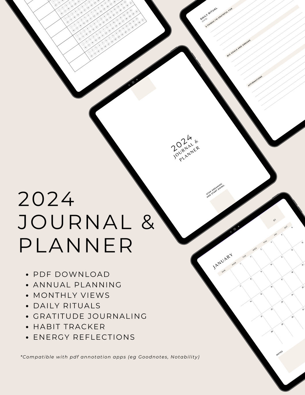 2024 Digital Journal & Planner