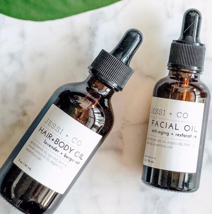 Lavender + Bergamot Hair + Body Oil